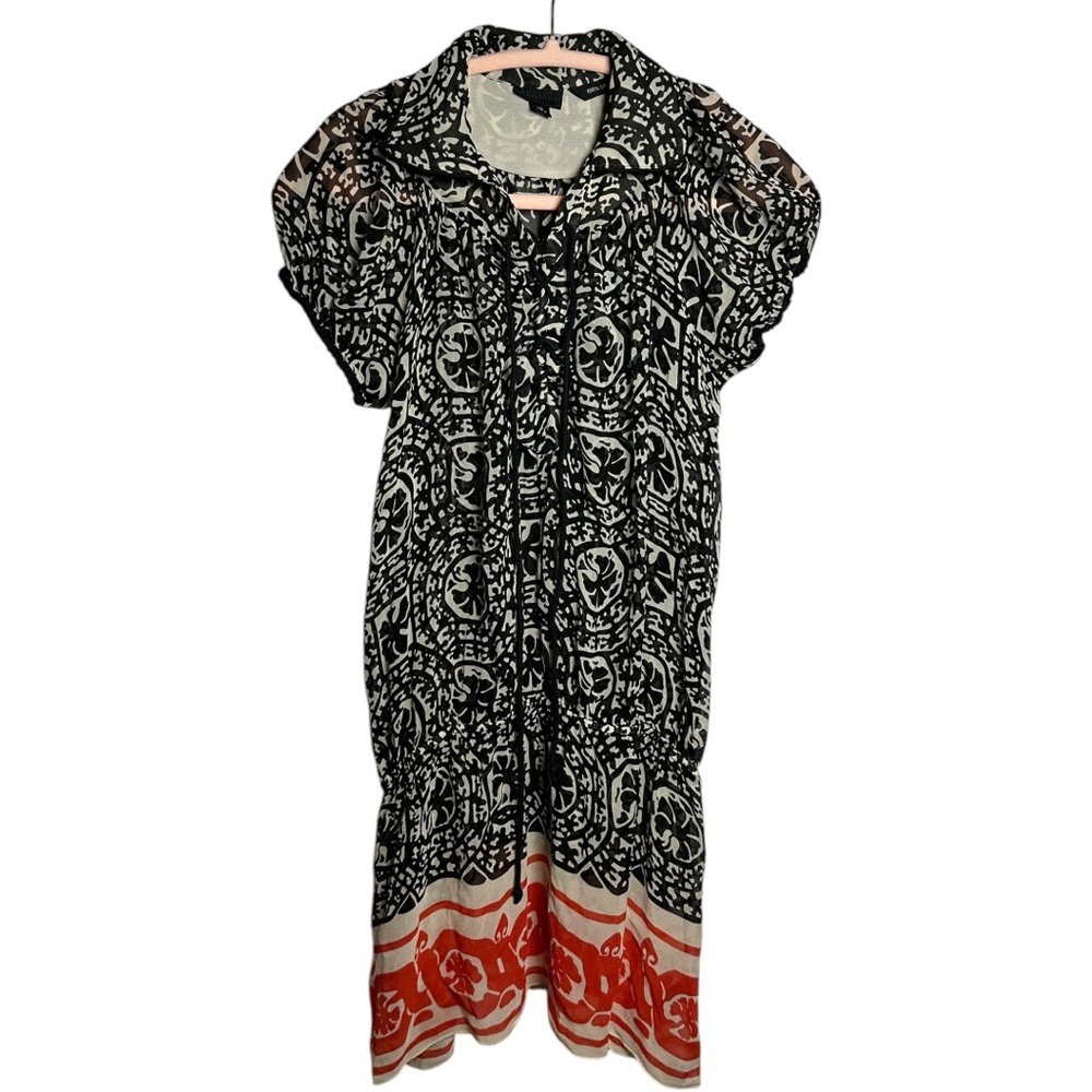 Anna Sui for Target 100% Silk Sheath Dress Unique Print Size  XS *See details
